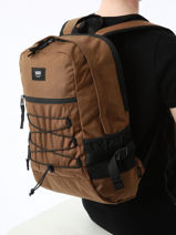 Rugzak 1 Compartiment Vans Zwart backpack VN00082F-vue-porte