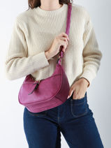 Cross Body Tas Belt Miniprix Violet belt MD5602-vue-porte