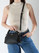 Cross Body Tas Sansa Guess Zwart sansa NG847611-vue-porte