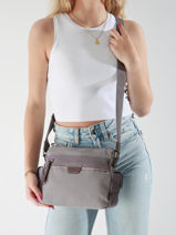 Cross Body Tas Kaya Hexagona Violet kaya 5920187-vue-porte