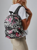 Rugzak 1 Compartiment Roxy Zwart kids RJBP4915-vue-porte