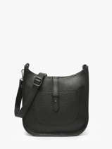 Cross Body Tas Caviar Leder Milano Zwart caviar CA25067