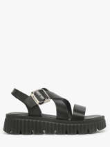 Sandalen Uit Leder Tamaris Zwart accessoires 44