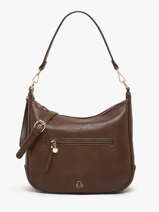 Schoudertas Zip Lulu castagnette Bruin zip ZAHED