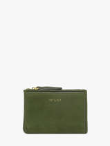 Portefeuille Leder Nat et nin Groen vintage SOLY