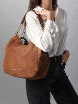 Schoudertas Lillie Michael kors Bruin lillie F3G0LE3S-vue-porte