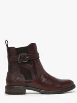 Enkellaarsjes Uit Leder Tt. bagatt Bruin women 41006461