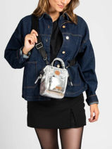 Cross Body Tas Nano Bag Lucky Star Cabaia Zilver lucky star STA-vue-porte