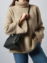 Cross Body Tas Confort Leder Hexagona Zwart confort 466744-vue-porte