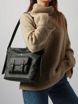 Schoudertas Ronda Hexagona Zwart ronda 3880232-vue-porte