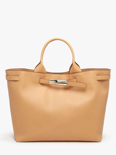 Longchamp Le roseau smart Handtas Beige