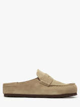 Mocassins Naples Uit Leder Birkenstock Bruin men 1029675