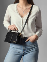 Preloved Grand Bambino Cross Body Tas Leder Jacquemus Zwart second life 1566393-vue-porte