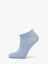 Sokken Pieces Blauw socks women 17120149