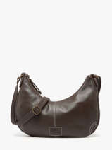 Cross Body Tas Seam Leder Basilic pepper Bruin seam BSEA03