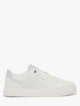 Sneakers Uit Leder Tommy hilfiger Wit women 91050GE