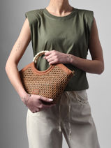 Handtas Neflier Estival Woomen Bruin neflier estival WNEE02-vue-porte