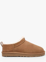 Classic Micro Leren Laarzen Ugg Bruin men 1180190
