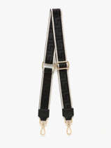 Schouderriem Caviar Milano Zwart caviar CA25SSOB