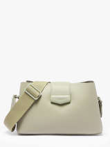 Cross Body Tas City Polyurethaan David jones Groen city CM8303