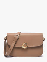 Cross Body Tas Paris Philos Leder Lancaster Bruin paris philos 82