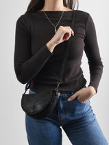 Cross Body Tas Heritage Leder Biba Rood heritage YAM1L-vue-porte