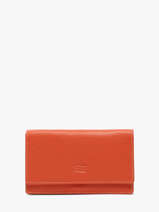 Portefeuille Caviar Leder Crinkles Oranje caviar 14001