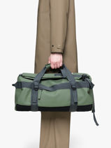 Texel Duffel Bag Small - Reistas Rains Groen travel 13480-vue-porte