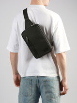 Cross Body Tas David jones Zwart men 931103-vue-porte