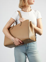 Schoudertas Th Daily Tommy hilfiger Bruin th daily AW18380-vue-porte