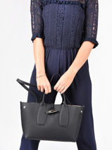 Longchamp Roseau Handtas Zwart-vue-porte