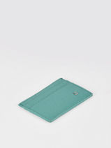 Kaarthouder Leder Madras Etrier Blauw madras EMAD011-vue-porte