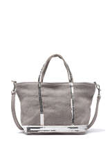 Cross Body Tas Baby Cabas Linnen Vanessa bruno Beige cabas lin 31V40410