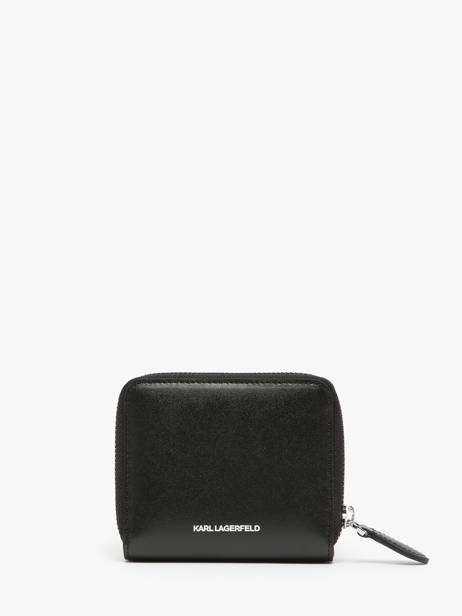 Portefeuille K/ikonik Leder Karl lagerfeld Zwart k ikonic 2.0 241W3202 ander zicht 2