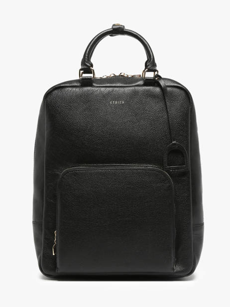 Business Rugzak Tradition A4 Formaat Leder Etrier Zwart tradition ETRA037B