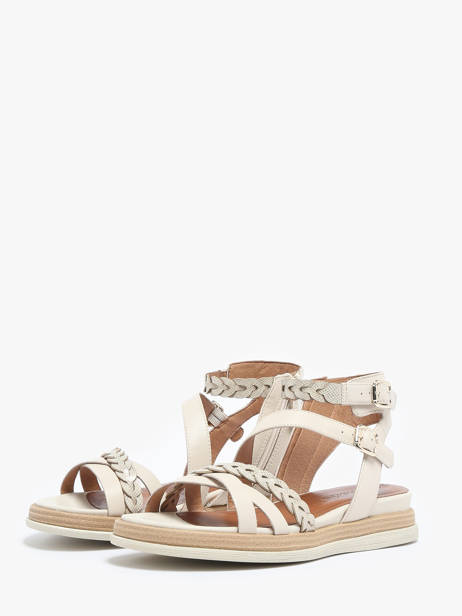 Sandalen Uit Leder Tamaris Beige women 42 ander zicht 1