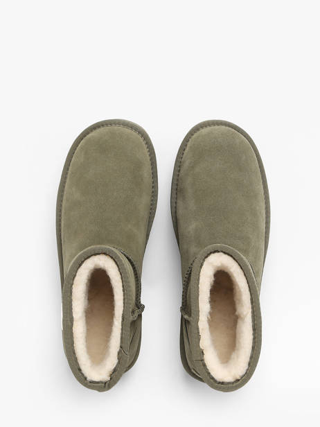 Enkellaarsjes Platform Spike Colors of california Groen accessoires CYWPLA10 ander zicht 4