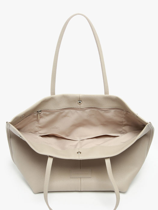 Longchamp Essential cuir Schoudertas Beige