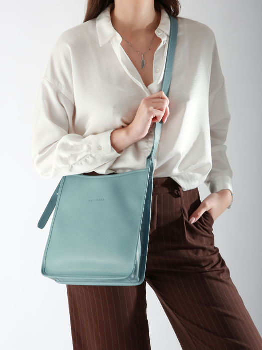 Longchamp Le foulonné Cross bodytas Blauw