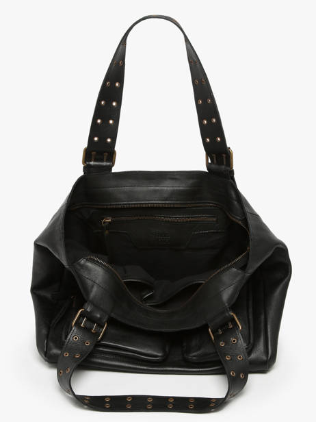 Handtassen Cargo Leder Basilic pepper Zwart cargo BCAR07 ander zicht 3