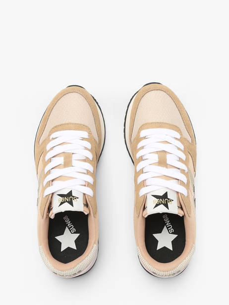 Sneakers Stargirl Glitter Sun68 Beige women Z35212 ander zicht 4