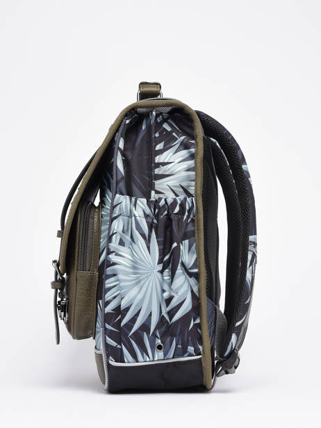 Rugzak 2 Compartimenten Cameleon Grijs vintage urban PBVBSD39 ander zicht 3