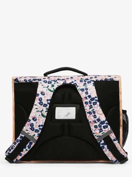 Boekentas Kind 3 Compartimenten Cameleon Blauw actual CA41 ander zicht 4