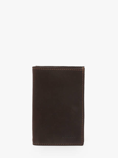 Compacte Portefeuille Oil Leder Etrier Bruin oil EOIL027