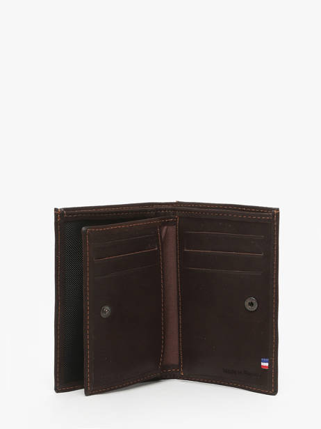 Compacte Portefeuille Oil Leder Etrier Bruin oil EOIL027 ander zicht 2