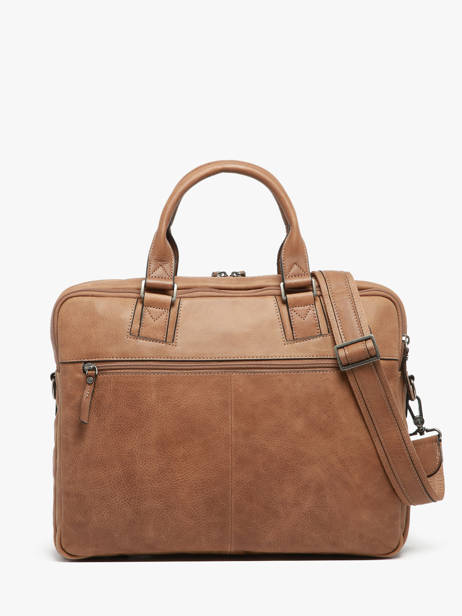 Documententas Spider 2 Compartimenten Leder Etrier Bruin spider ESPI8022 ander zicht 4