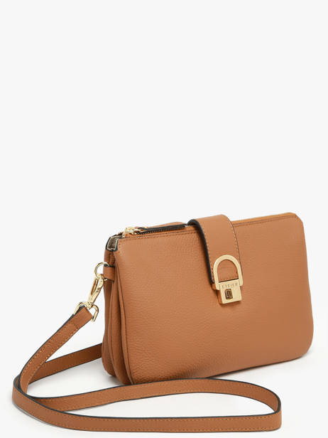 Cross Body Tas Equestre Leder Etrier Bruin equestre EEQT0143 ander zicht 2