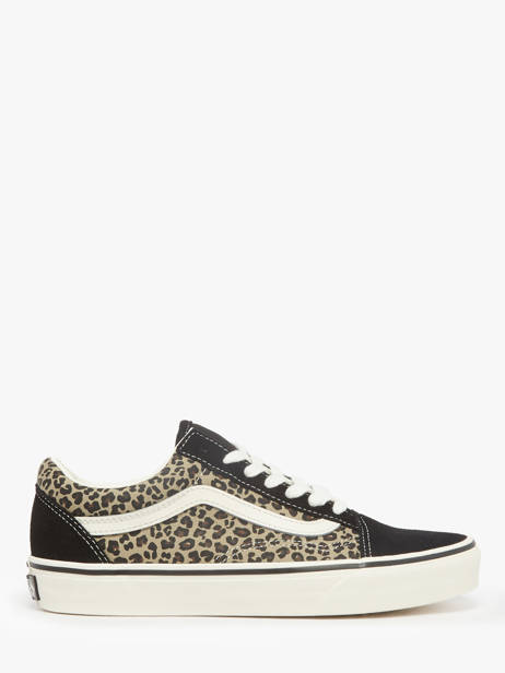 Sneakers Old Skool Uit Leder Vans Zwart accessoires D6WYY61