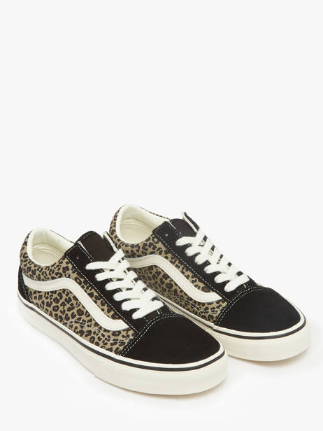 Sneakers Old Skool Uit Leder Vans Zwart accessoires D6WYY61 ander zicht 1