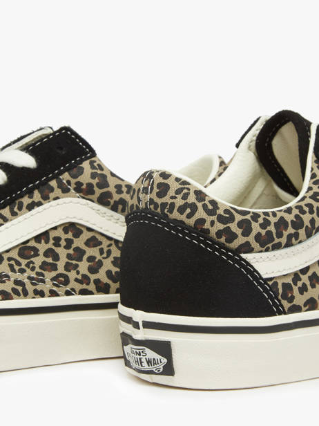 Sneakers Old Skool Uit Leder Vans Zwart accessoires D6WYY61 ander zicht 2